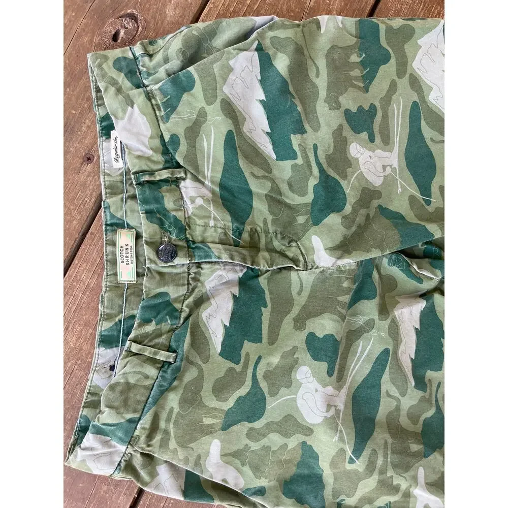 Scotch and Soda boys 16 skier camo jeans